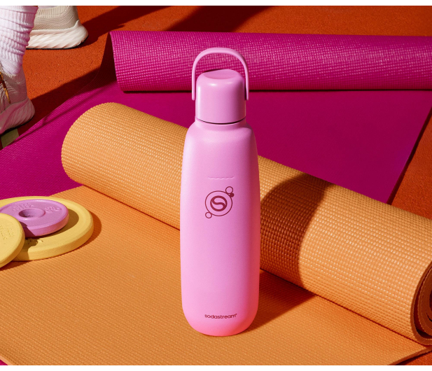 SodaStream Butelka termiczna Fizz&Go w kolorze różowym 0,9l - 1533422 - zdjęcie 3